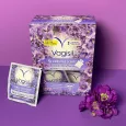 Lavender Wildflower Mini Wipes box and individually wrapped wipe