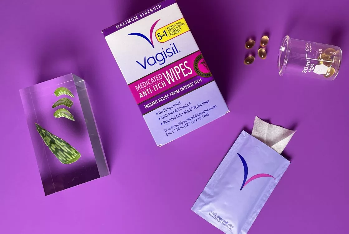 anti-itch wipes and ingredients